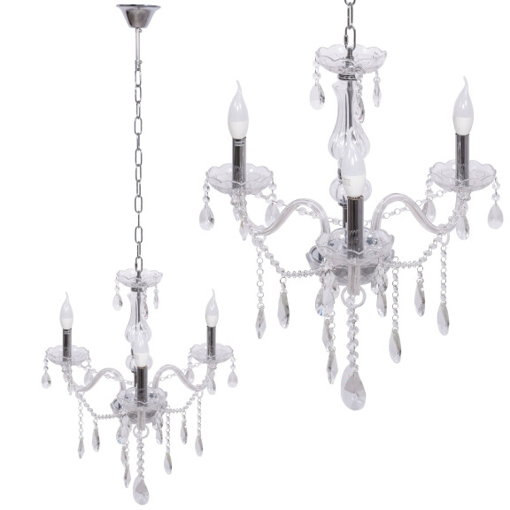 Lampa Kryształowa Żyrandol 300752