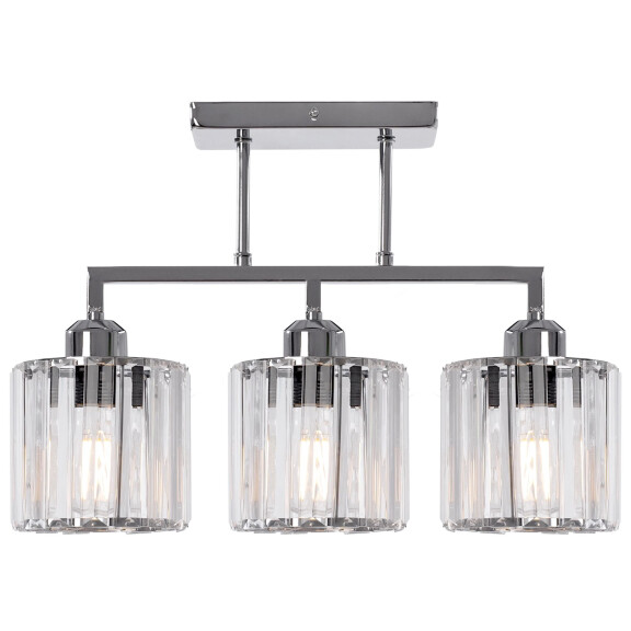 LAMPA WISZĄCA GLAMOUR 3xE27 392228 CHROM