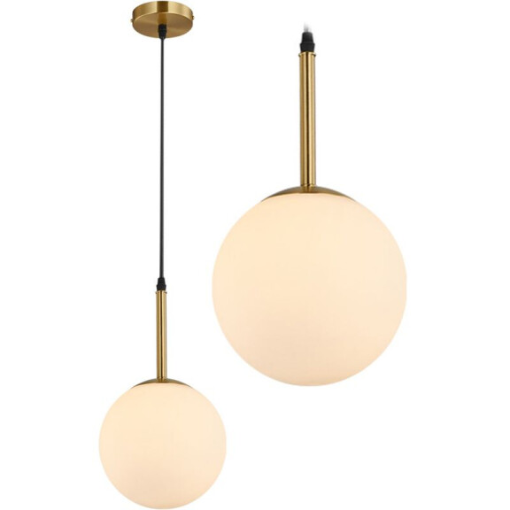 Lampa Sufitowa Szklana App431-1cp Biała
