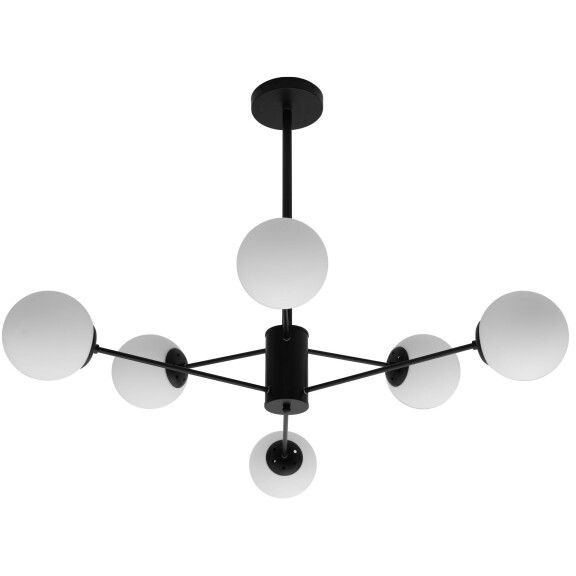 Lampa Sufitowa Wisząca Metal Industrial 6-Ramienna APP262-6C