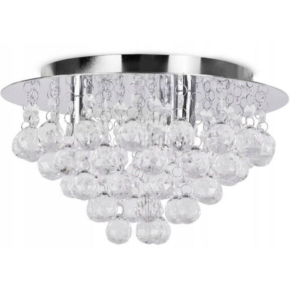 Kryształowa Lampa Sufitowa Plafon Glamour 392179