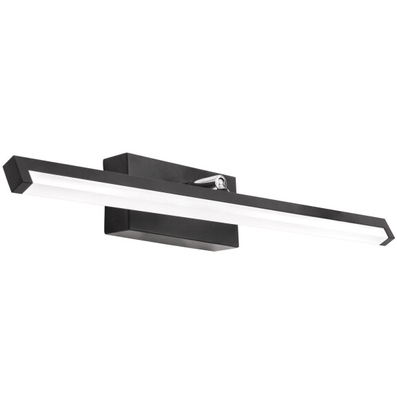 Lampa Kinkiet Łazienkowy Led Nad Lustro 12w 50cm App373-1w Czarna