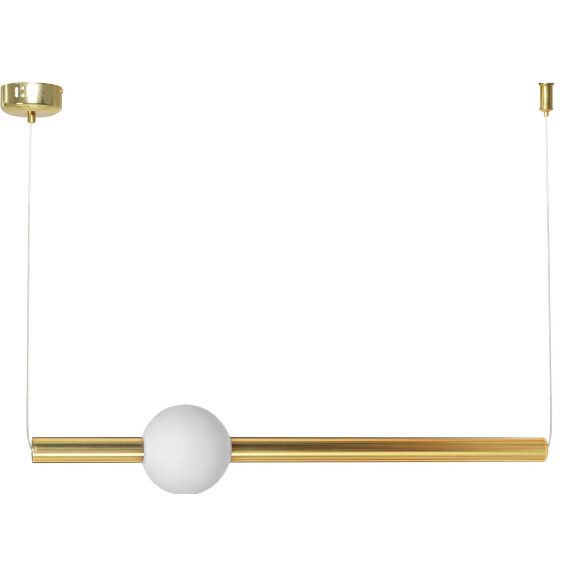 Lampa Sufitowa Wisząca Długa LED APP477-CP Złota