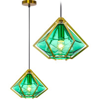 Lampa Sufitowa Wisząca Szklana APP453-1CP