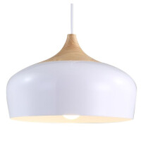 Lampa sufitowa wisząca pojedyncza Bari Biała
