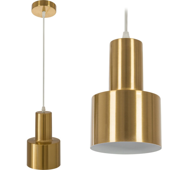Lampa Sufitowa Metalowa Nowoczesna Złota