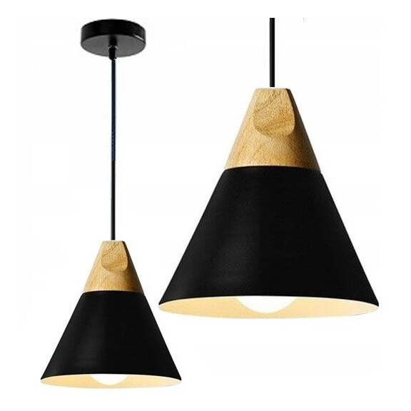 Lampa sufitowa wisząca Scandi A Czarna