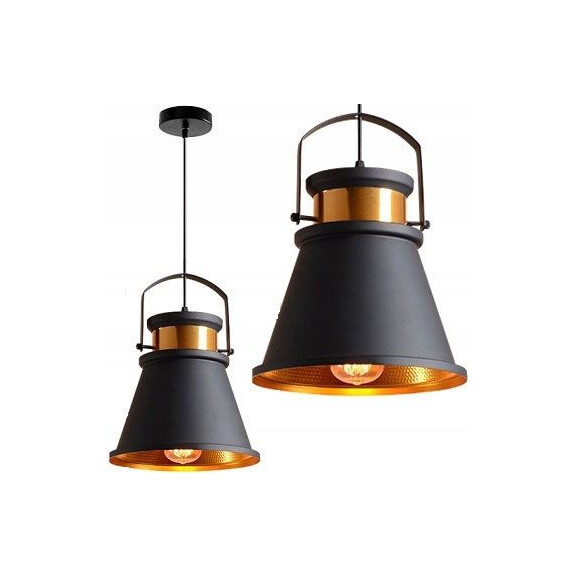 Lampa sufitowa ASTI C Czarna
