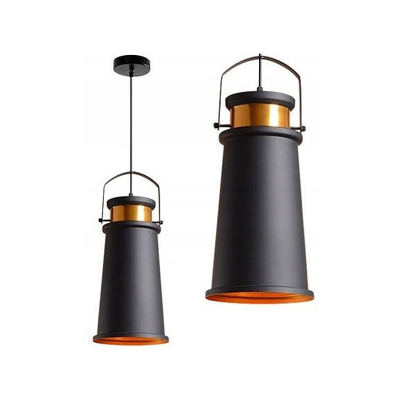 Lampa sufitowa ASTI A Czarna