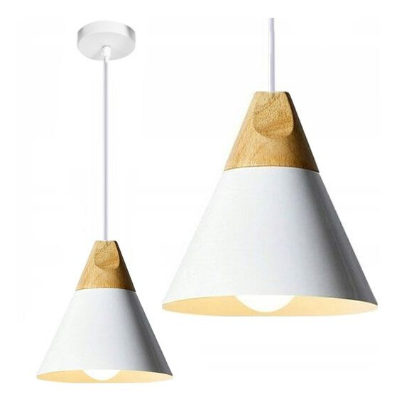 Lampa sufitowa wisząca Scandi A Biała