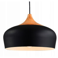 Lampa sufitowa wisząca Bari APP181-1CP Czarna