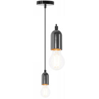 Lampa Sufitowa Wisząca Oprawka  APP353-1CP Chrom Black