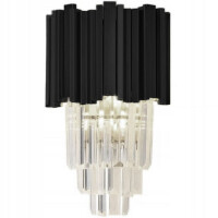 Lampa kryształowa kinkiet 312357 Czarna