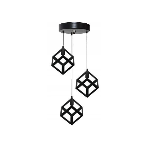 Lampa Sufitowa Wisząca Denver 180979A Czarna