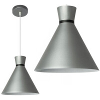 Lampa Wisząca Nowoczesna Kona A App095-1cp Srebrna