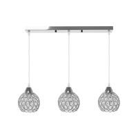 Lampa Wisząca Kryształowa Potrójna App715-3cp Chrom