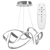 Lampa sufitowa nowoczesna LED + PILOT EVE APP822-CP CHROM