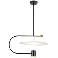 Lampa Sufitowa LED APP589-1CP Czarna