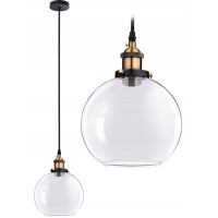 Lampa sufitowa wisząca szklana Verto B