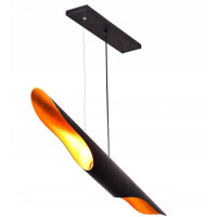 Lampa Sufitowa APP298-1CP Tuba  60cm Czarna