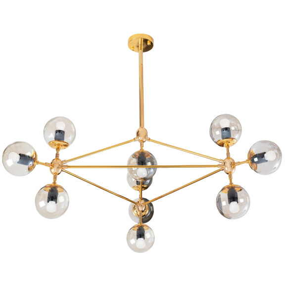 Lampa Sufitowa Wisząca Industrial App266-10c Złota