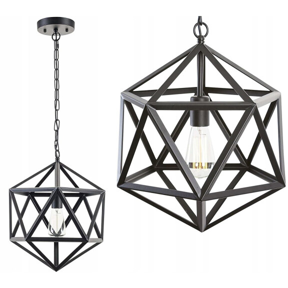 Lampa sufitowa wisząca Tuscon Czarna