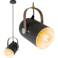Lampa Sufitowa App305-1cp Czarna