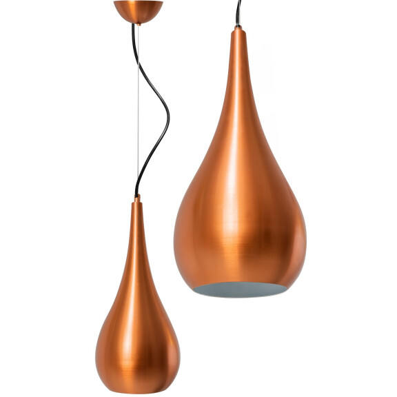 Lampa Sufitowa Wisząca Loft Metalowa  APP378-1CP Złota