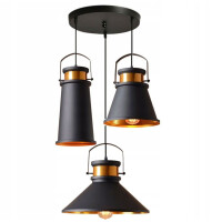 Lampa sufitowa ASTI ABC Czarna