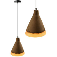 Lampa Sufitowa Wisząca Cementowa Loft APP494-1CP