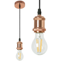 Lampa sufitowa wisząca LUMO APP006-1CP Różowe Złoto