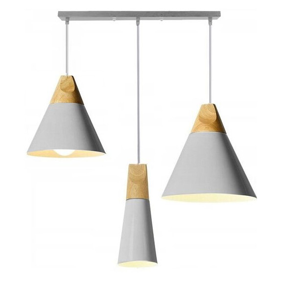 Lampa sufitowa SCANDI SET CP Szara