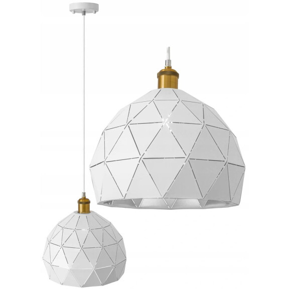 Lampa Sufitowa Wisząca Industrial Loft APP249 Biała