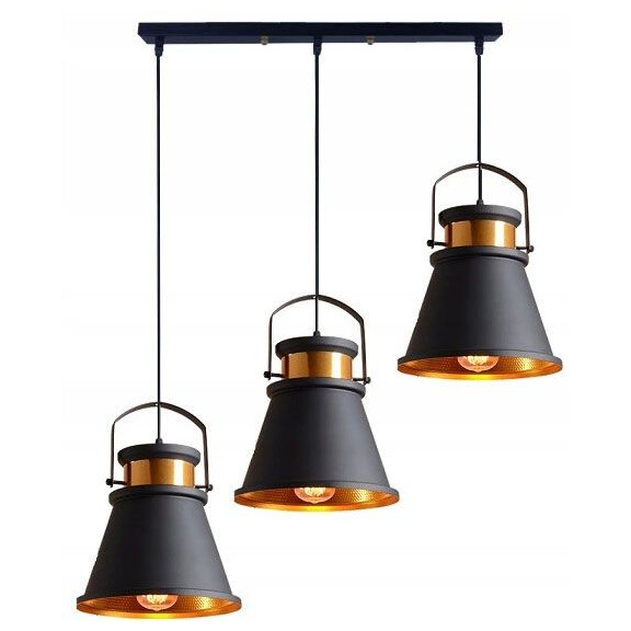 Lampa sufitowa ASTI AAA Czarna