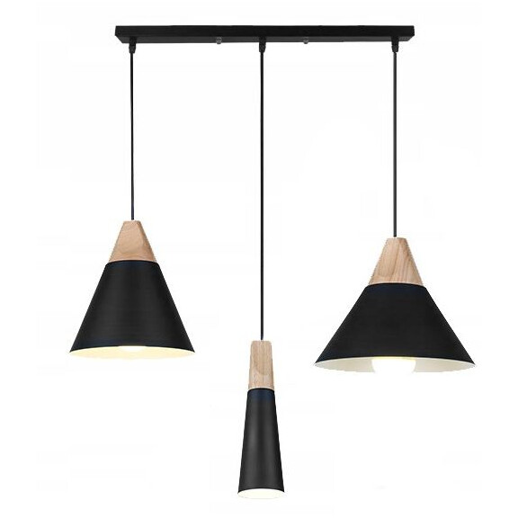 Lampa sufitowa SCANDI SET CP Czarna