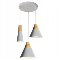 Lampa sufitowa SCANDI SET CPR Szara