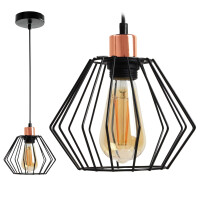 Lampa Sufitowa Wisząca W Stylu Loft Siena