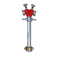 Stojak hydrantowy DN100 podwójny A/BB (2x75), przyłącze DN100, rura DN80