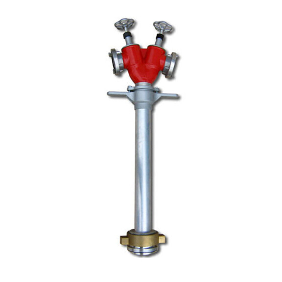 Stojak hydrantowy DN100 podwójny A/BB (2x75), przyłącze DN100, rura DN80
