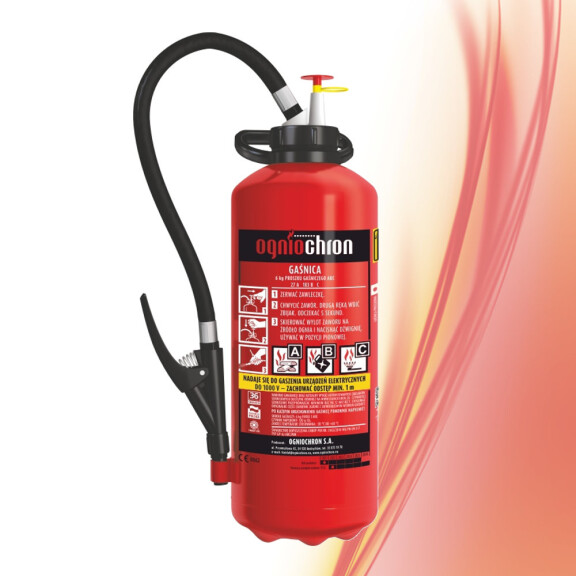 Gaśnica proszkowa 6kg GP-6z ABC/MM/E