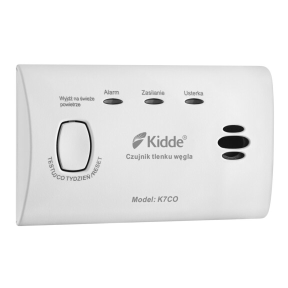 Czujnik tlenku węgla (czadu) Kidde K7CO (10 lat gw.)
