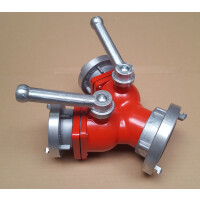 Rozdzielacz kulowy podwójny 75/52-52 (B/CC)