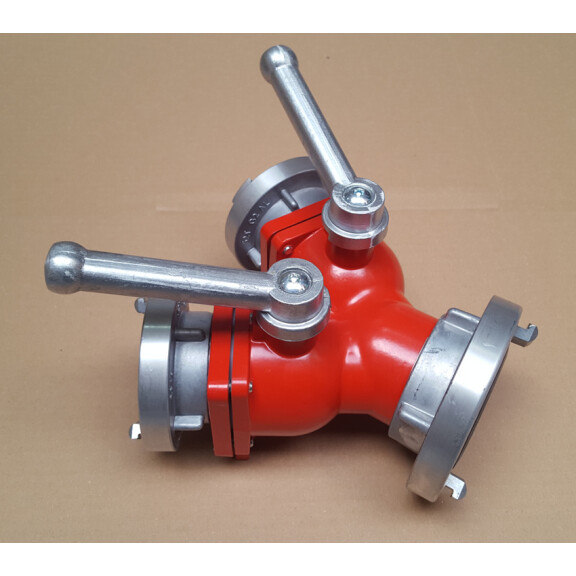 Rozdzielacz kulowy podwójny 75/52-52 (B/CC)