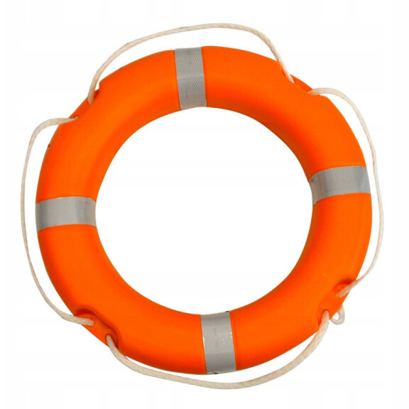 Koło ratunkowe typu ST, pomarańczowe z tworzywa, wypełnione pianką, wersja śródlądowa