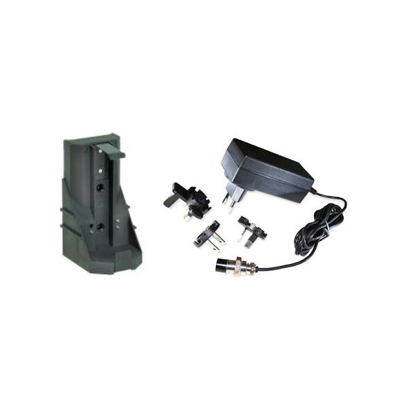 Ładowarki 12-24 + 230V do latarki kątowej MICA ML-808 - 2 bazy i ładowarka 12-24V + adapter 230V