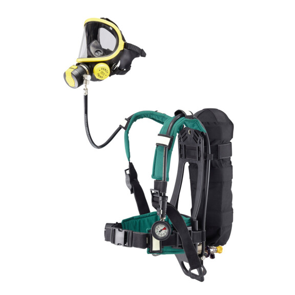 Aparat oddechowy powietrzny Fenzy AERIS Comfort Zenith z maską Opti Pro z zaczepami, butla stalowa 6 l/300 bar