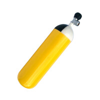 Butla powietrzna stalowa Fenzy, 6 litrów, 300 bar, waga 7,1 kg (z zaworem), 5 lat