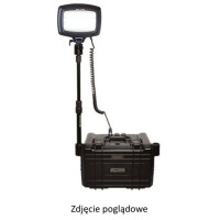 Akumulatorowy maszt oświetleniowy NightSearcher SOLARIS SOLO 20.000 lumenów SLA 24Ah