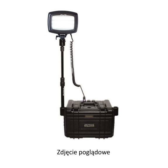 Akumulatorowy maszt oświetleniowy NightSearcher SOLARIS SOLO 20.000 lumenów SLA 24Ah