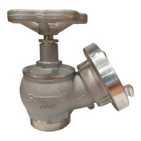 Zawór hydrantowy 52 aluminiowy, typ ZH-52 z nasadą AL, CNBOP i znak B